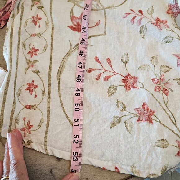 D' Ascoli Aisha Maxi Dress Linen Soft Rose Size Small Bohemian - Picture 12 of 15